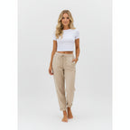 Spodnie i lniane tendence au Charme élégant