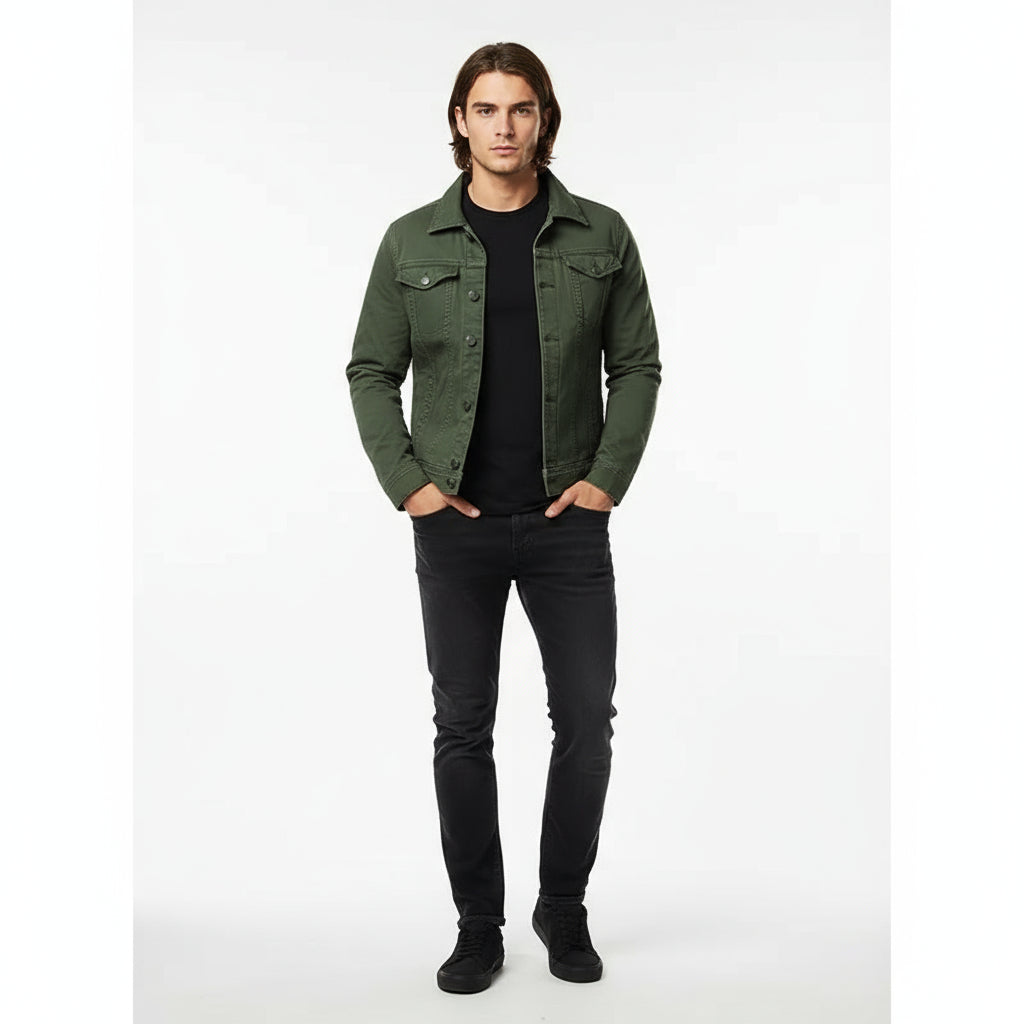 kamizelka i dżinsy modern et tendance