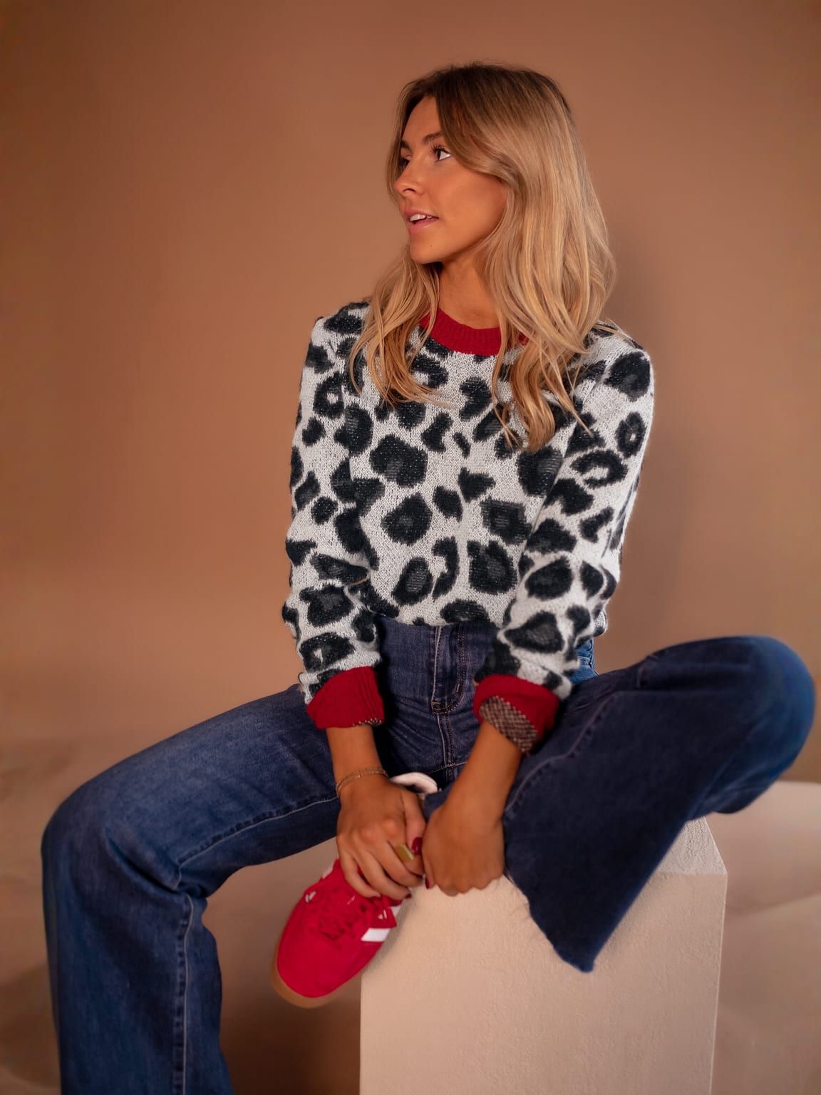 ALESSA | Pull and maille leopard 