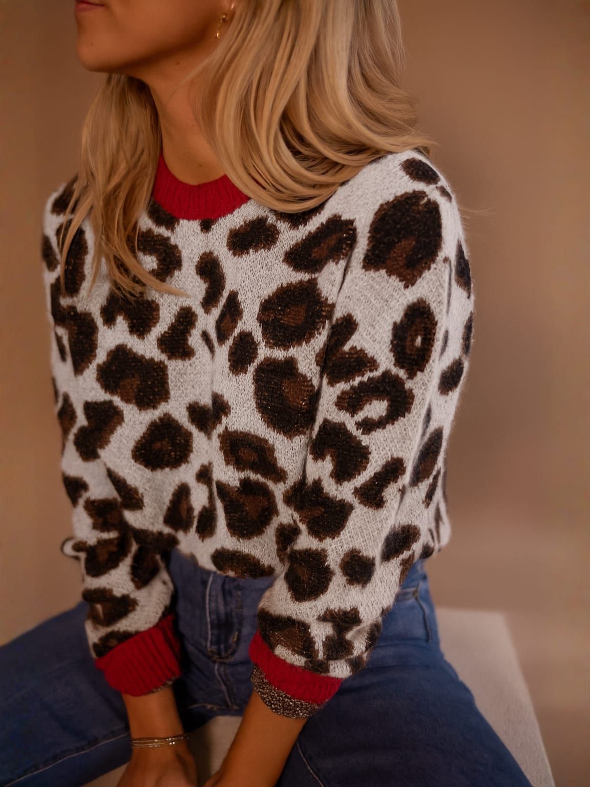 ALESSA | Pull and maille leopard 