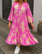 Carina - Elegancki szlafrok Printanière