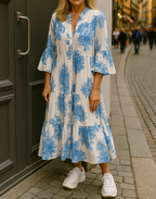 Carina - Elegancki szlafrok Printanière