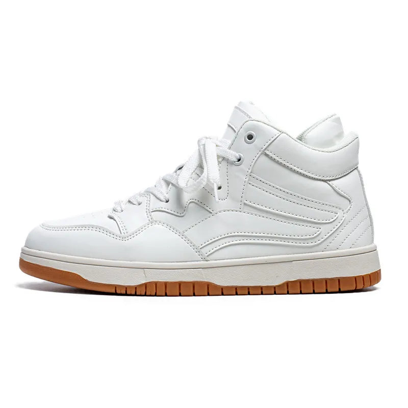 Baskets montantes w skórze