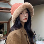 Bob d'hiver chaud avec fausse Fourrure