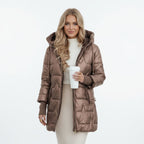 Kurtka jesienna dla kobiet z kapturem