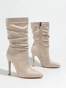 ALINA | Bottines Élégantes à Talon Haut et Confort Durable 